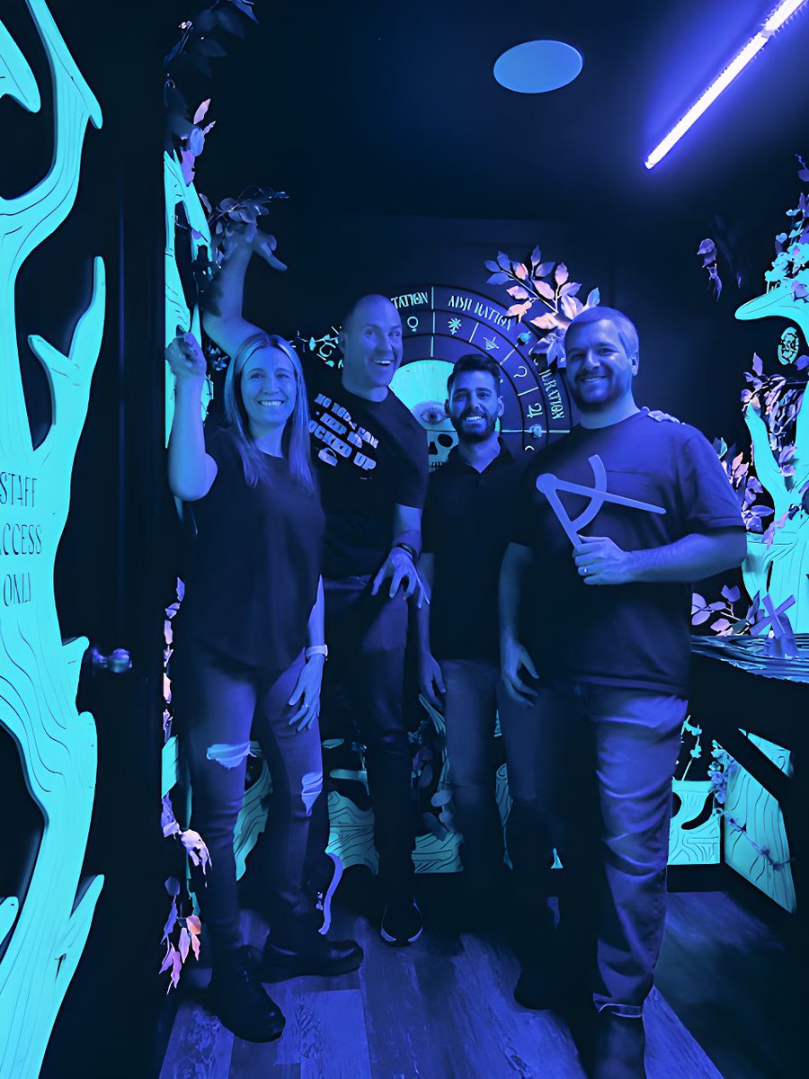 Will you escape from #Warlocked? This team did! Head to roomescapeottawa.com/warlocked to start your next magical adventure! #Ottawa #EascapeRoom #RoomEscape