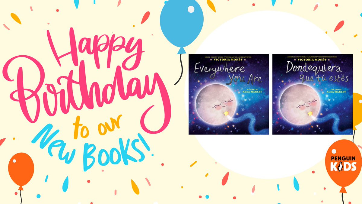 Happy #BookBirthday to Everywhere You Are by <a href="/VictoriaMonet/">Victoria Monét</a> &amp; illustrated by Alea Marley

A picture book that’s perfect for children with separation anxiety, while also offering some healing for hard working parents. Also available in Spanish! Ages 2-5.

➡️bit.ly/43XrvjH