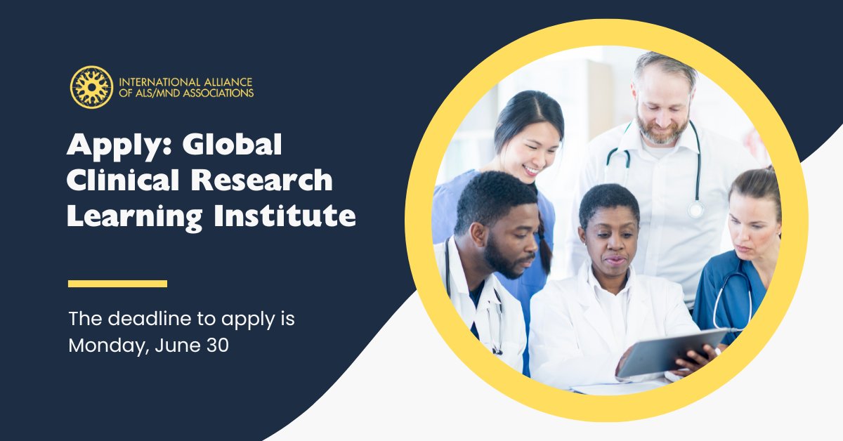 Final week to apply to the Global Clinical Research Learning Institute! ⏳ 

Applications close June 30.

More information and to apply: ow.ly/A7aZ50W3jYm