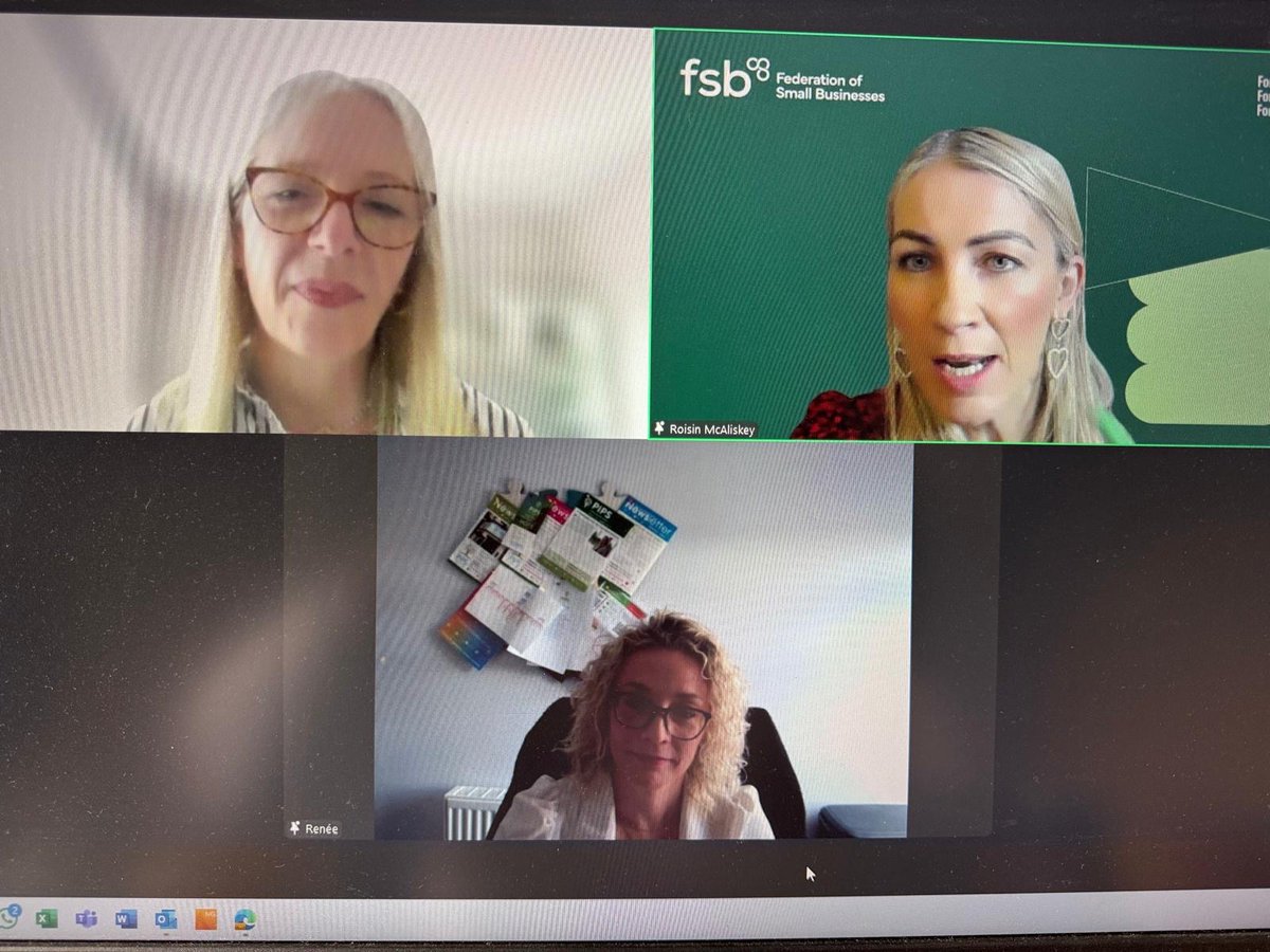 Roisin McAliskey (@fsbniregion) on Twitter photo Delighted yesterday to host a fantastic <a href="/FSB_NI/">FSB Northern Ireland</a> support webinar on Social Impact: How businesses and charities can thrive together with guest speaker Ellen Finlay, founder of Policy 360 and panellist Renee Quinn <a href="/PIPSHopeSupport/">PIPS Hope & Support</a>
📽️View the recording: tinyurl.com/3n7heb5d Delighted yesterday to host a fantastic <a href="/FSB_NI/">FSB Northern Ireland</a> support webinar on Social Impact: How businesses and charities can thrive together with guest speaker Ellen Finlay, founder of Policy 360 and panellist Renee Quinn <a href="/PIPSHopeSupport/">PIPS Hope & Support</a>
📽️View the recording: tinyurl.com/3n7heb5d