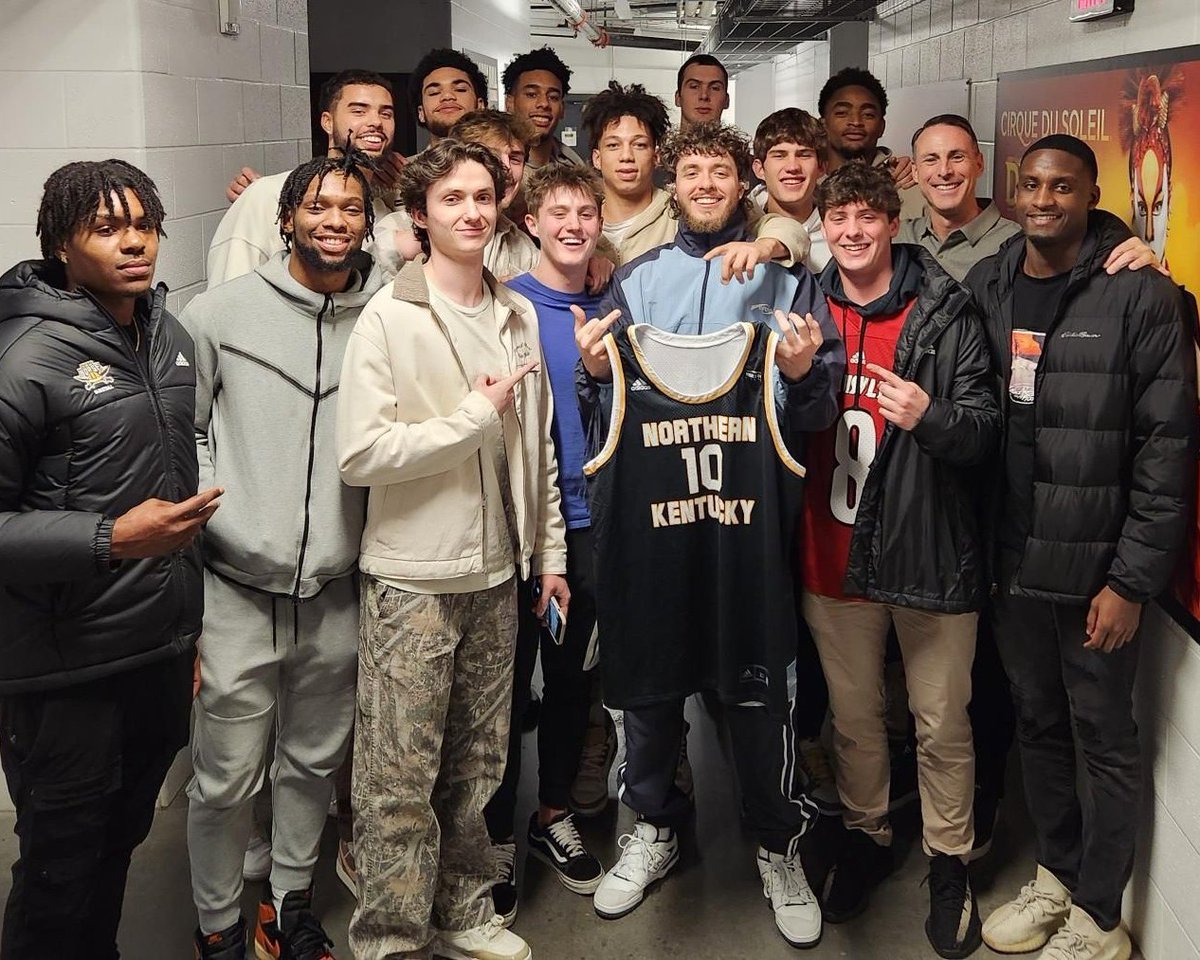 Where were you type moments at NKU 🎤

Carrie Underwood rocked a custom NKU jersey as a headliner in 2008. Jack Harlow repped the Norse by linking up with the <a href="/NKUNorseMBB/">NKU Men's Basketball 🏀</a> in 2023.

#NorseUp