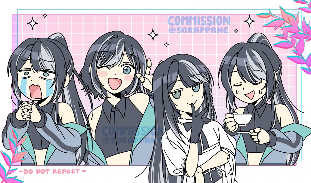 Sorappane's tweet image. flat png sprites for @rinrinhelloVT, thank you!🌸