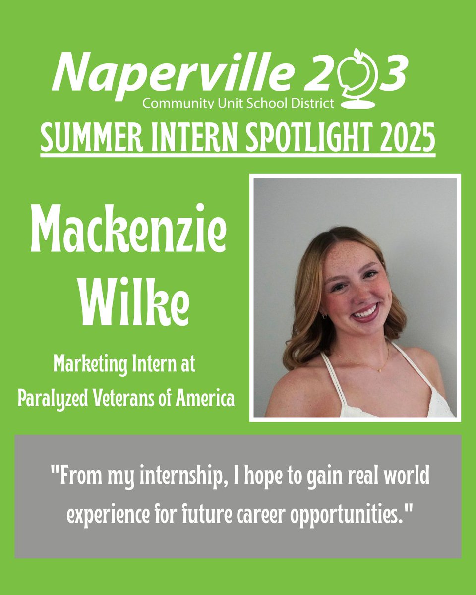 Meet Mackenzie, our dedicated marketing intern at Paralyzed Veterans of America! 🎉 She's excited to gain real-world experience that will pave the way for her future career opportunities. #Elevate203