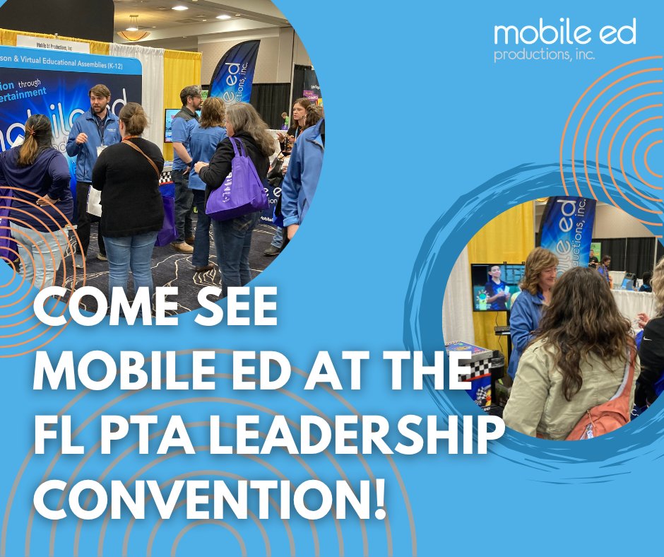 Mobile Ed Productions, Inc. (@mobileedprod) on Twitter photo We are so excited to be participating as an exhibitor at the FL PTA Leadership Convention! Will your parent group be joining us? Learn more about this awesome event by clicking here: floridapta.org/leadership-con… <a href="/FloridaPTA/">Florida PTA</a> #pta #edtech We are so excited to be participating as an exhibitor at the FL PTA Leadership Convention! Will your parent group be joining us? Learn more about this awesome event by clicking here: floridapta.org/leadership-con… <a href="/FloridaPTA/">Florida PTA</a> #pta #edtech