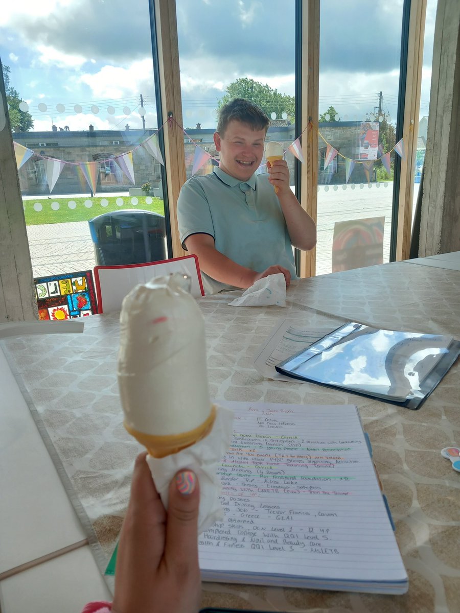 Tea, Talk &amp; Ice cream today..! 🤭🍦