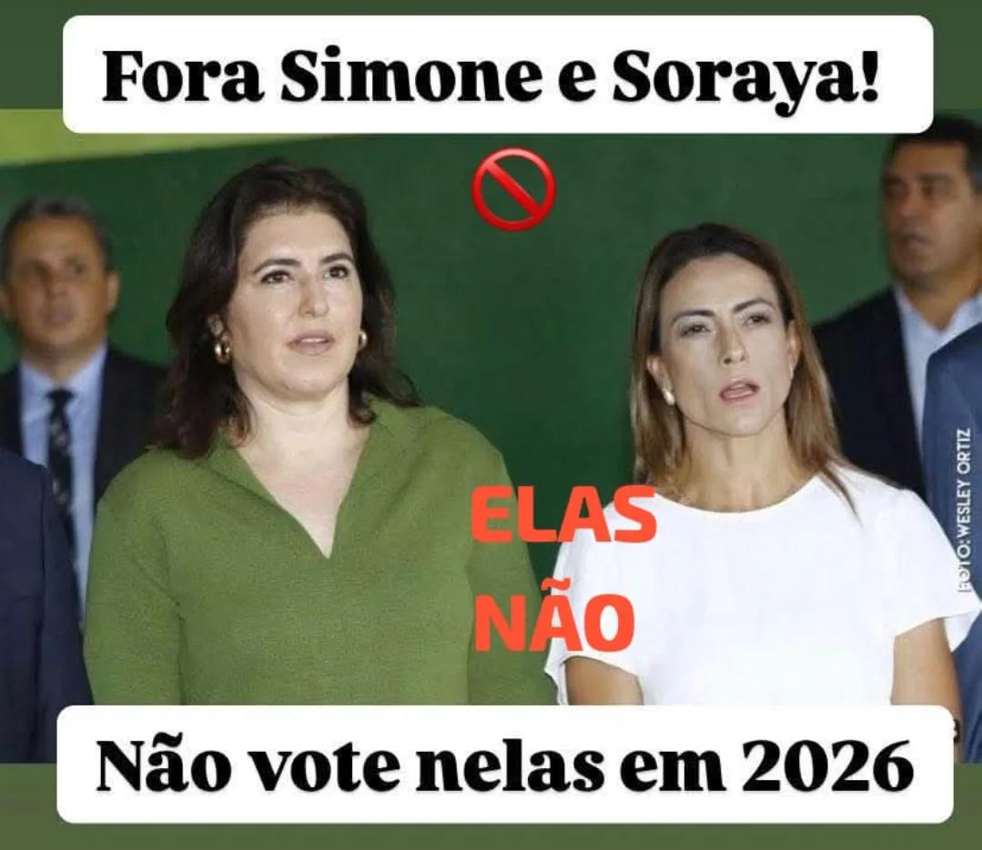 Nas eleições de 2026, elas nunca mais.