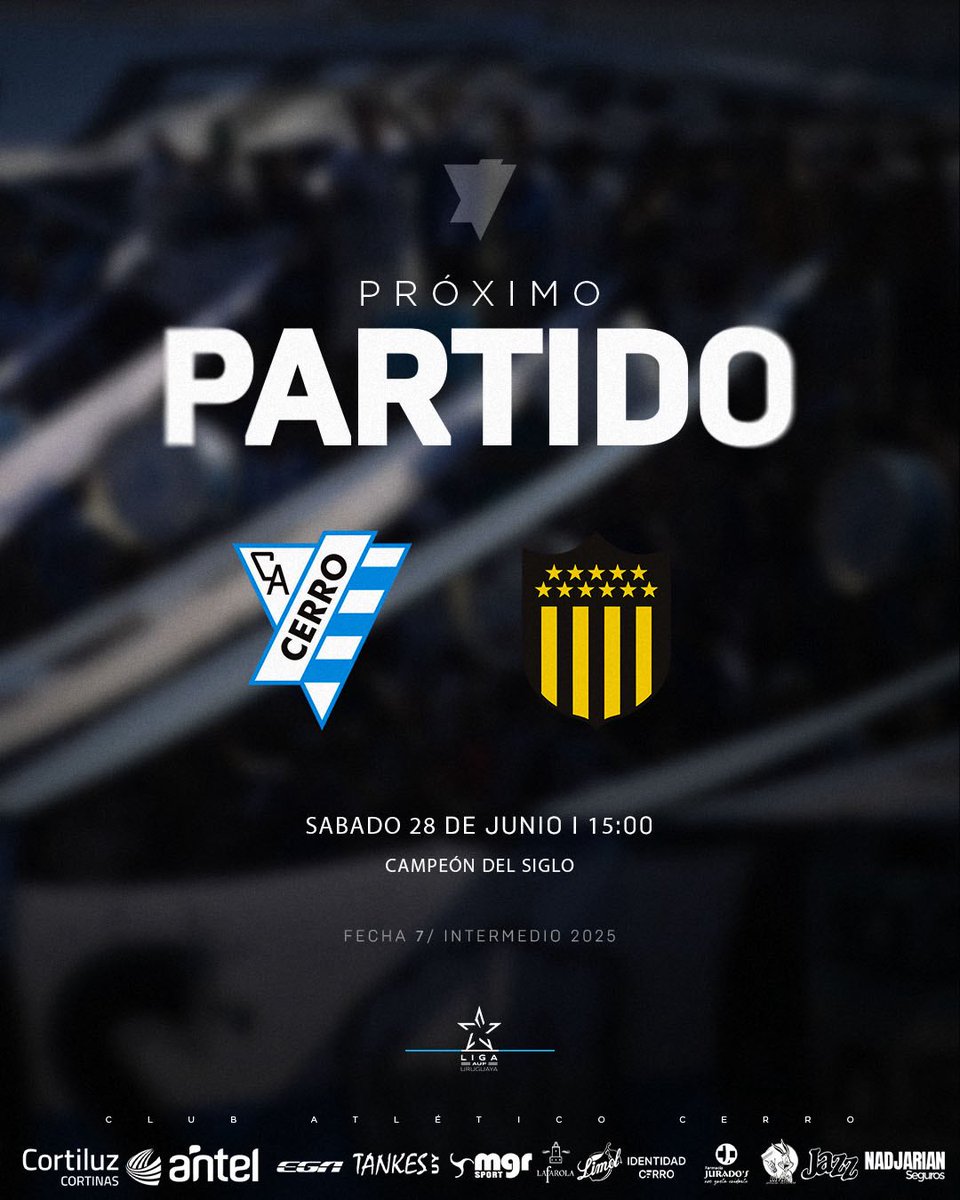 🔜 Última fecha del intermedio 

#SomosElBarrio | #IdentidadCerro