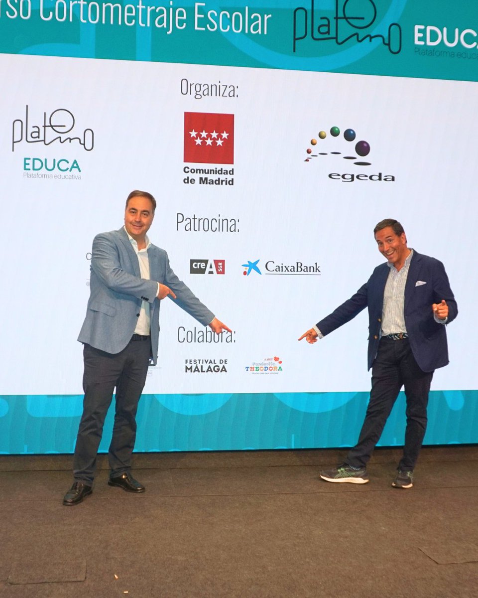 @FTheodora (@ftheodora) on Twitter photo 🎬 Este mes hemos acompañado los Premios <a href="/PlatinoEduca/">Platino Educa</a> junto a EGEDA en Valladolid, Getafe y Madrid.
Nuestros Doctores Sonrisa compartieron ilusión y emoción en unas galas donde la educación y la creatividad fueron protagonistas. 💛
#FundaciónTheodora #PlatinoEduca 🎬 Este mes hemos acompañado los Premios <a href="/PlatinoEduca/">Platino Educa</a> junto a EGEDA en Valladolid, Getafe y Madrid.
Nuestros Doctores Sonrisa compartieron ilusión y emoción en unas galas donde la educación y la creatividad fueron protagonistas. 💛
#FundaciónTheodora #PlatinoEduca