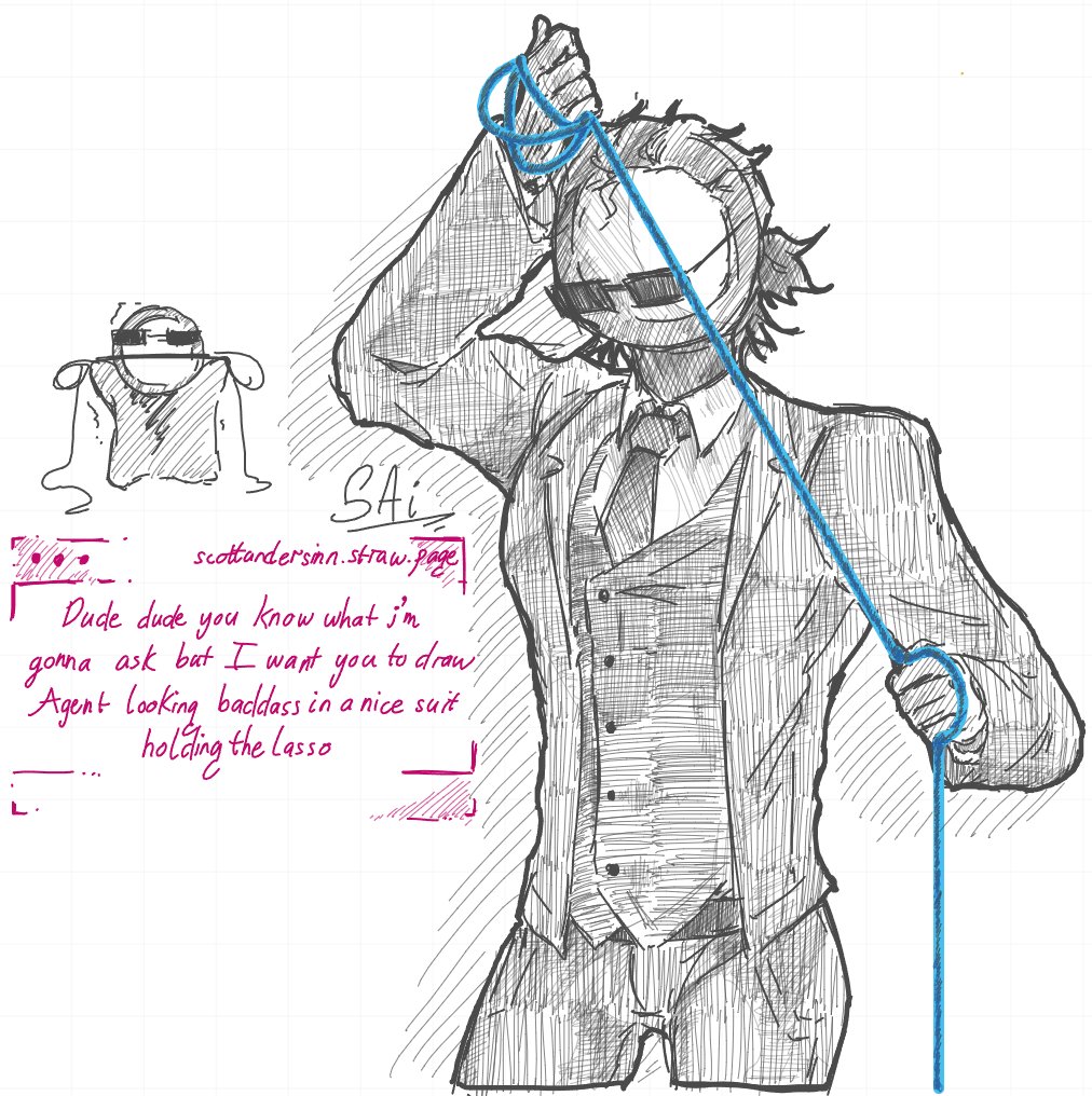 scottandersinn's tweet image. [Strawpage Request #7]
Whooo, I didn&apos;t expect another Agent request coming so soon after the previous one!
Strawpage Requests are currently paused and will be re-opened once I&apos;ve completed pending ones!

#alanbecker