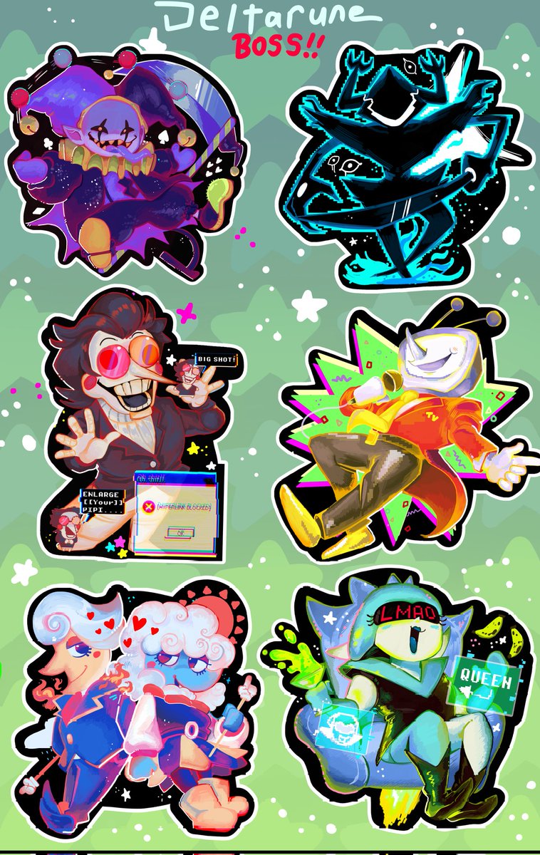 E TEREMOS CARTELONAS TBM! Adesivos maiores e com artes mais sérias, com duas versões: "FUN GANG" e "BOSS"!

Dessa vez, não teremos adesivos individuais