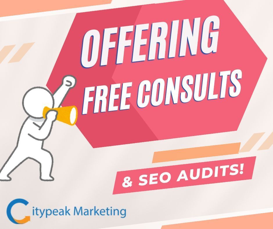 CitypeakMKT's tweet photo. 📣 Struggling to Get Found Online?

 Let us help with a FREE consult! 💥

@CitypeakMKT, we’re passionate about helping small businesses climb to the top.

DM us or visit https://t.co/B4Uj37iF6D to book your free consultation today! 

#FreeSEOAudit #MarketingHelp https://t.co/1oHfTCklQP