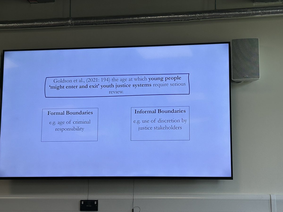 Great morning session on Young Adulthood &amp; the Justice System #MaynoothCrimCon Informative presentations by our own hub colleague Kylie Gill, as well as presentations from Alison Coyne UCD and Siobhan Buckley UU <a href="/SLSSHub/">SLSSHub</a> <a href="/QUB_ICCJ/">QUB Institute of Criminology and Criminal Justice</a> <a href="/QUBSSESW/">SSESW at Queen's</a>