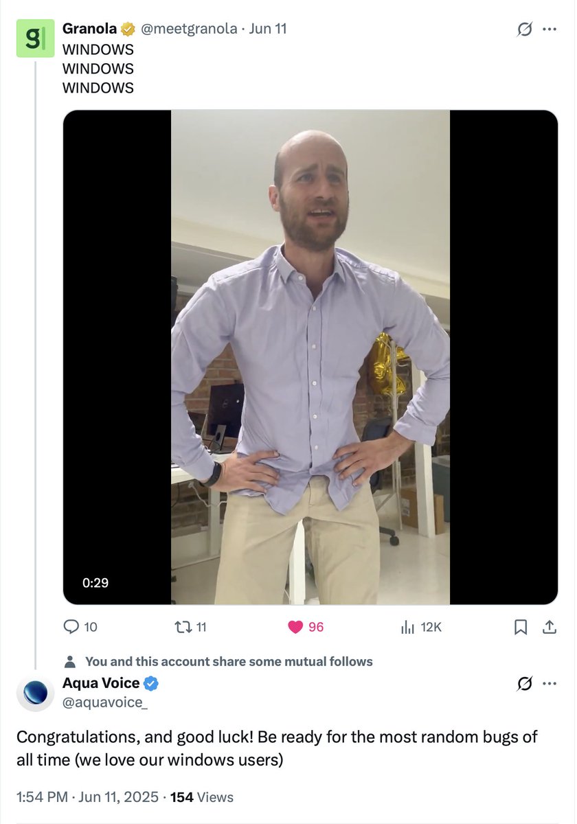 I love when the products I love interact on X https://t.co/ilP4PJvyPc