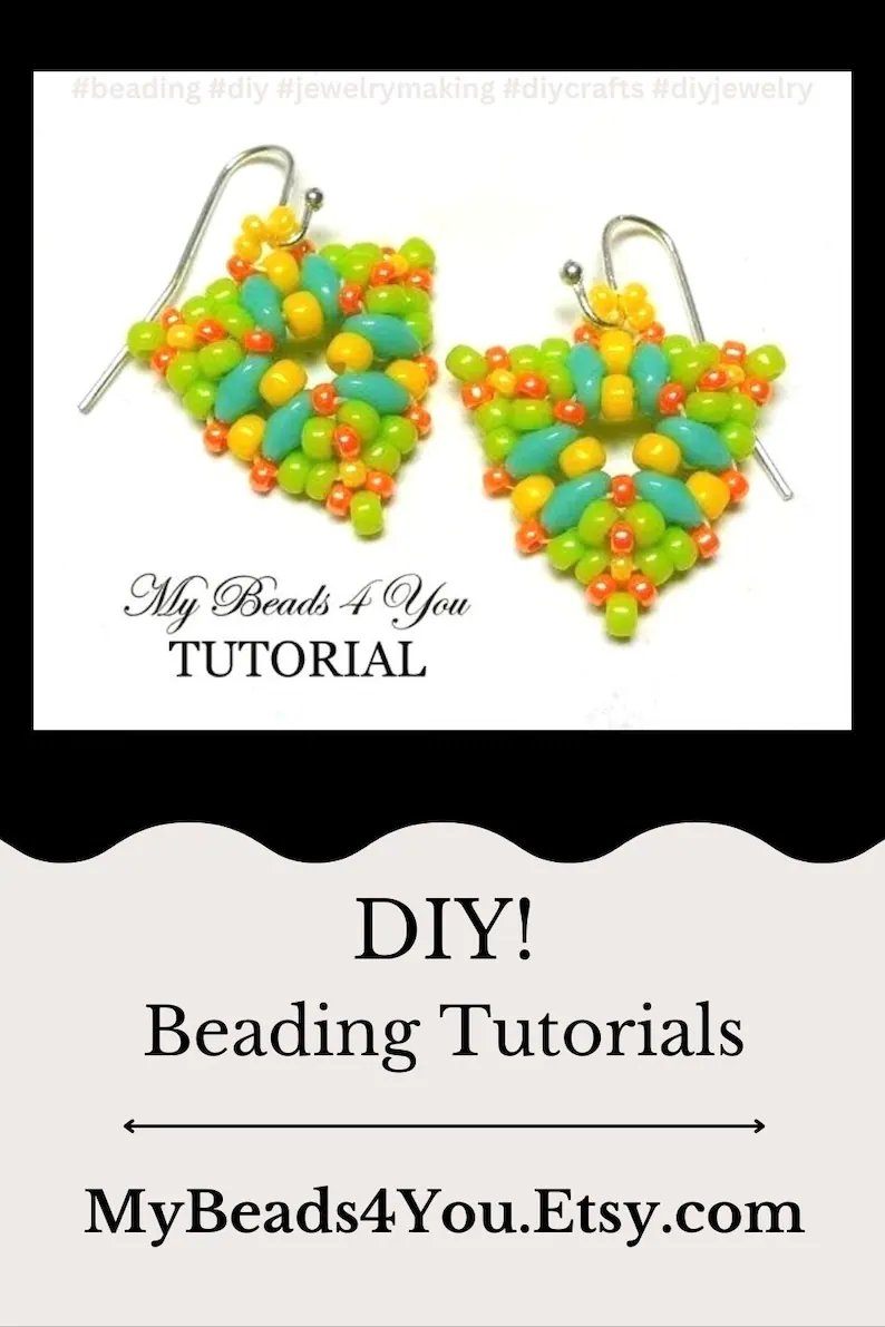 DIY Jewelry Making Pattern 🥳
#Etsyfinds #diy #diygift #Etsysale #Etsyshop #SMilett23 #mybeads4you #epiconetsy #Weekendfun #Etsydiy #DIYearrings #jewelrymaking #Beadingpattern #howto #DIYearrings #craftshout #CraftBizParty 🥰 mybeads4you.etsy.com/listing/430425…