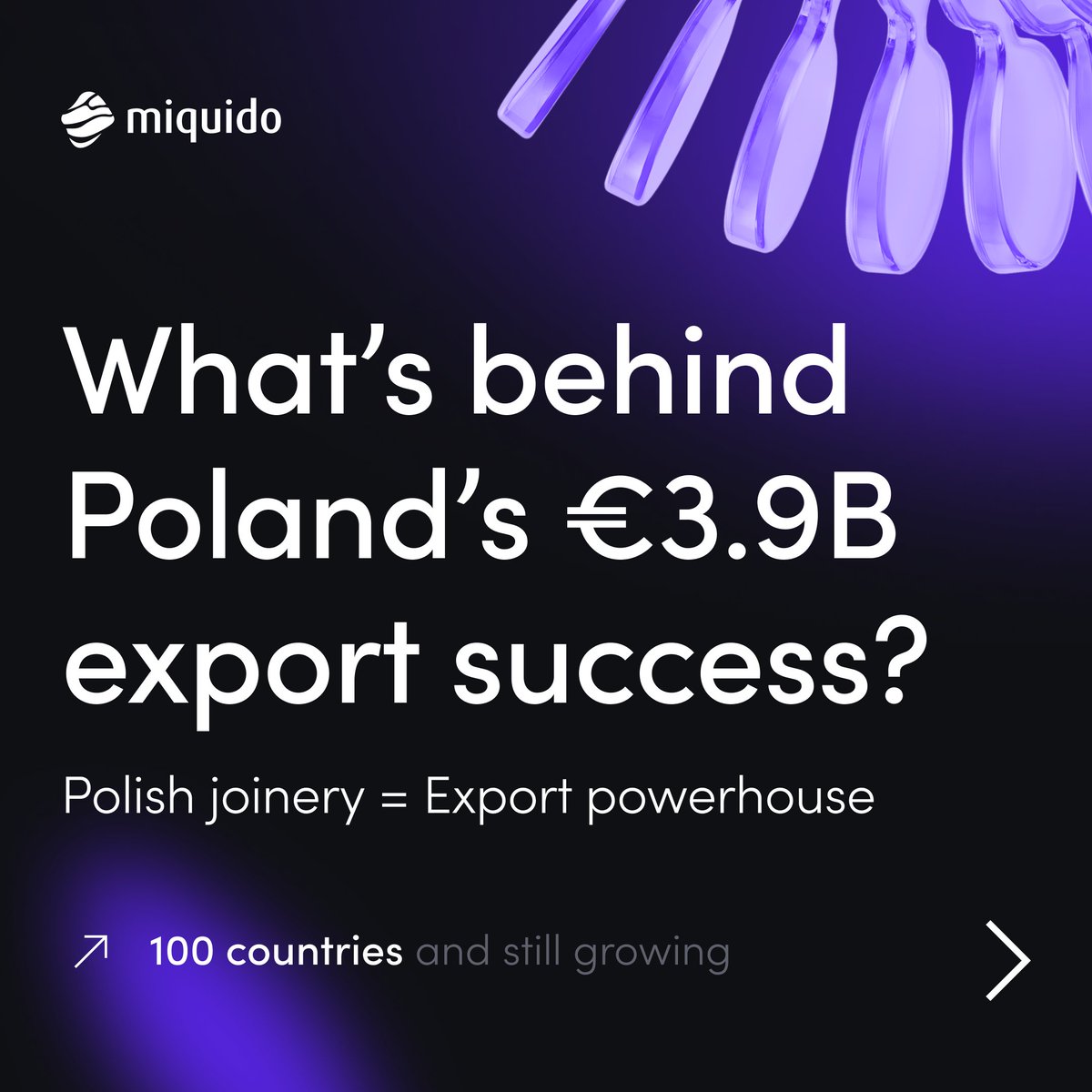 In 2024, Poland exported over €3.9 billion worth of windows and doors to nearly 100 countries. It’s a strong position. But staying ahead now takes more than quality products. The solution? AI. A practical way to cut costs and stay competitive. Learn more: hubs.la/Q03tm4g10