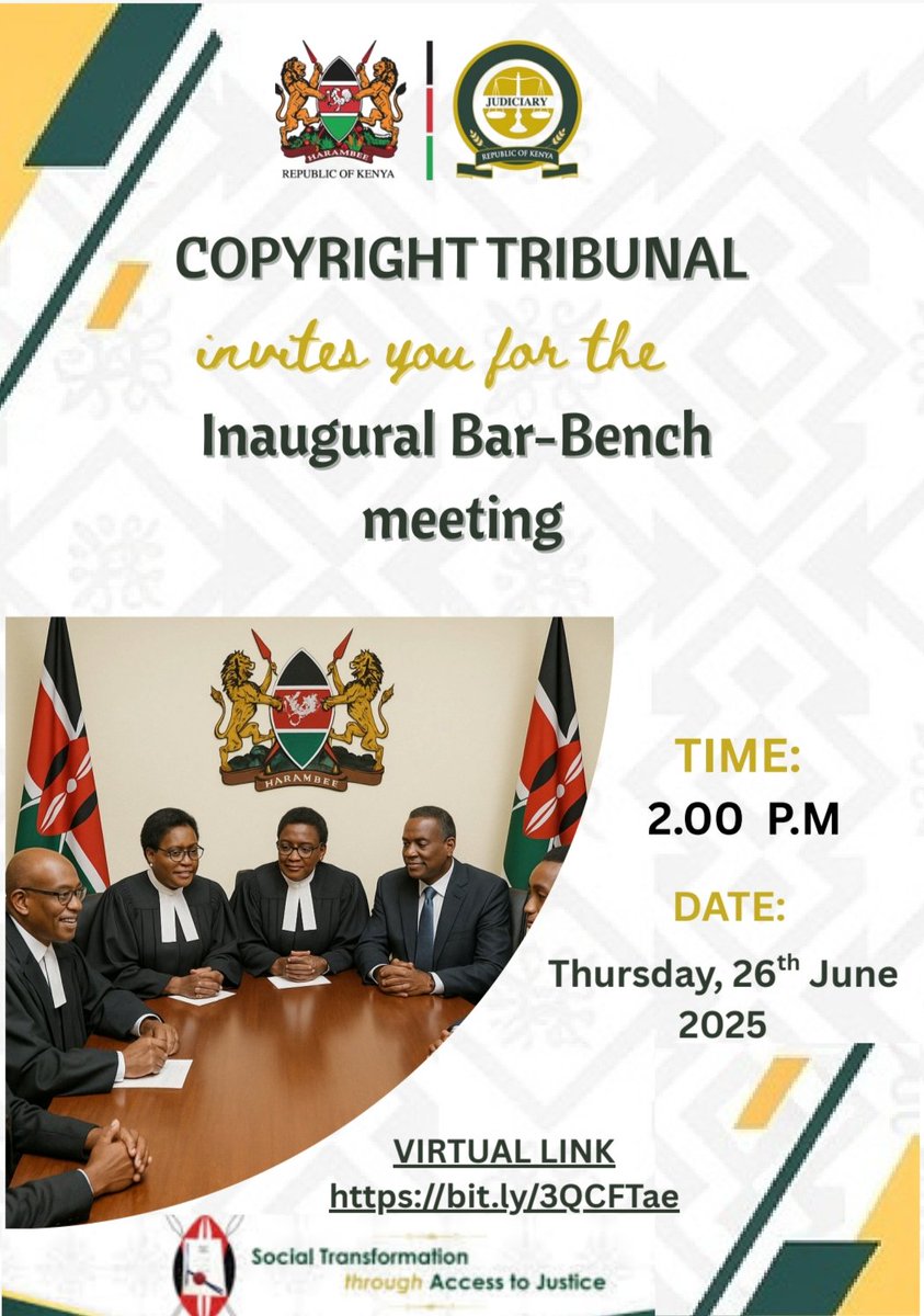 Copyright Tribunal (Kenya) tweet media