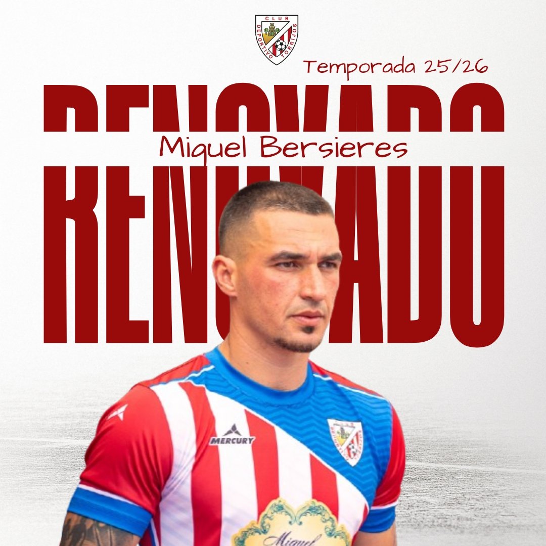 🔴⚪ ¡Renovado! Miguel Bersieres seguirá defendiendo la camiseta del CD Torrijos 💪

Central con experiencia, seguridad y compromiso que seguirá siendo clave en nuestra defensa. ¡Vamos, Miguel!

#vamostorrijos🔴⚪
<a href="/Miguelbersieres/">Miguel Bersieres</a>