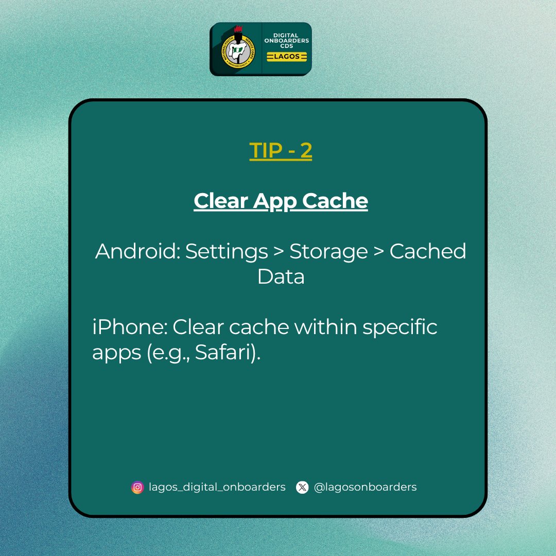 Dl4AllCds_Lagos's tweet image. Happy Tuesday🤸

Low storage? Don’t panic, we are here for you.
Today's tech tips are for you to learn what to do when your phone storage is screaming.

Which one will you be trying?

#tuesdaytechtips #dl4allcds
#phonestorage #TechTips #cleanupyourphonetoday