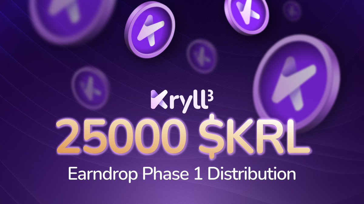 kryll_io's tweet image. 🔥 25,000 $KRL ready to claim for Phase 1 Galxe participants!
We’re excited to announce that the Phase 1 of the Kryll @Galxe #Earndrop is now in the claiming stage! 25,000 $KRL tokens are being distributed to users who completed our “Airdrop Phase 1” Galxe quest collection.
🔗…
