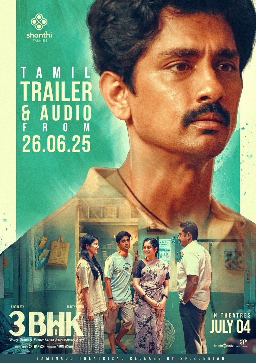 #3BHK - Audio &amp; Trailer Launch on JUNE 26 😍