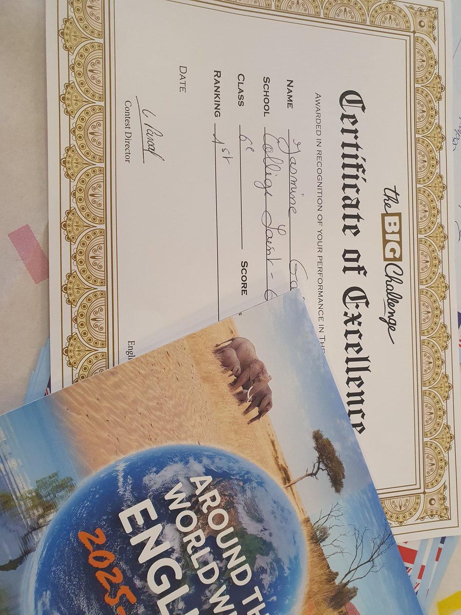 StExRosny93's tweet photo. Remise des prix du Big Challenge au college. Classés au niveau départemental et national. Un grand bravo à l'équipe des profs d'anglais et aux élèves ! https://t.co/7kQoQG6Kla