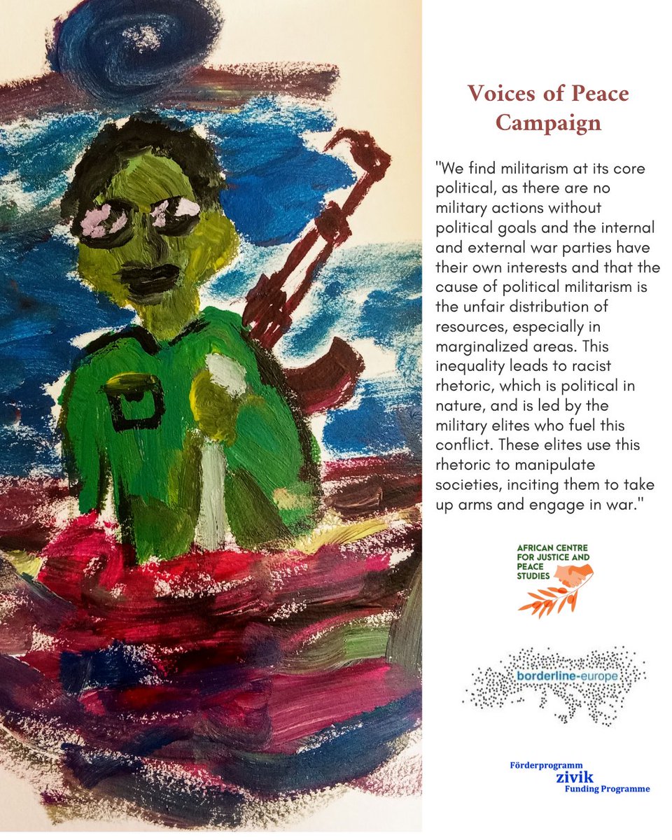 الشباب والسلام ومعارضة العسكرة في السودان
Youth, Peace and the Opposition to Militarization in Sudan.
#voicesofpeace
#KeepEyesOnSudan