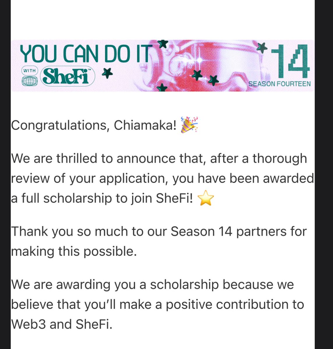 TheDataMod (@thedatamod) on Twitter photo “The frontier is feminine.” Those words stuck with me. Bold, true, and full of possibility. I’m so proud (and honestly a little emotional) to share that I’m now a <a href="/shefiorg/">shefi.eth (💫,💫)</a> Scholar. Grateful to learn and grow alongside brilliant women shaping what’s next. Graçias <a href="/maggielove_/">maggie.shefi.eth</a> “The frontier is feminine.” Those words stuck with me. Bold, true, and full of possibility. I’m so proud (and honestly a little emotional) to share that I’m now a <a href="/shefiorg/">shefi.eth (💫,💫)</a> Scholar. Grateful to learn and grow alongside brilliant women shaping what’s next. Graçias <a href="/maggielove_/">maggie.shefi.eth</a>