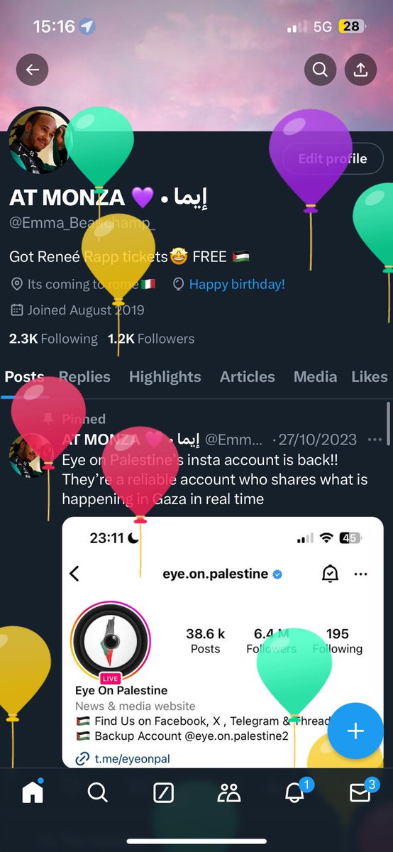 Balloon day I guess….😌