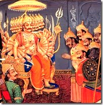 Today in the #valmiki #ramayana vibhishana relates the untoward omens seen in lanka since the arrival of sita and suggests to ravana that it may be wise to hand over sita to sri rama. Ravana says it's not possible and dismisses him from his presence