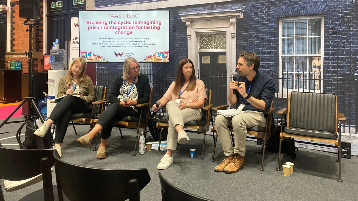 A big thank you to <a href="/Housing_event/">Housing</a> for having our Director of Services, Ruth Cox, speak this afternoon.

Sharing insights from our Targeted Referrals project, highlighting how tailored support and better TA for prison leavers can break the cycle of reoffending.

#housing2025