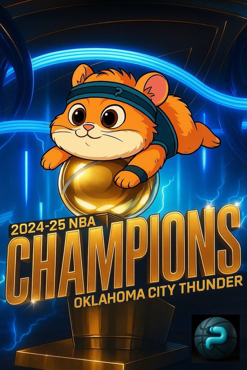 ProspectSportsX's tweet image. Congrats to the @okcthunder on winning the Chip, always got to show love to the $CHAMP