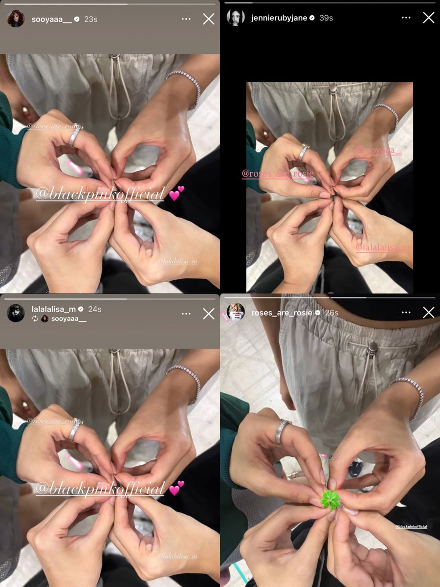 blckpinkpic's tweet photo. our ot4 🖤🩷 https://t.co/XrAjzlWDHh