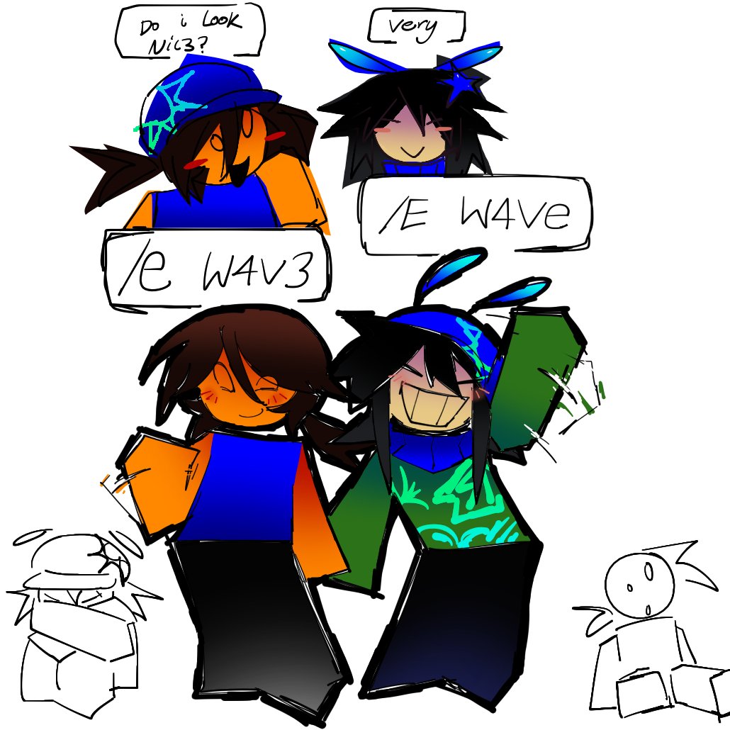Angelucids's tweet image. Art Block is killing me mentally but i tried to draw something of my partner and i