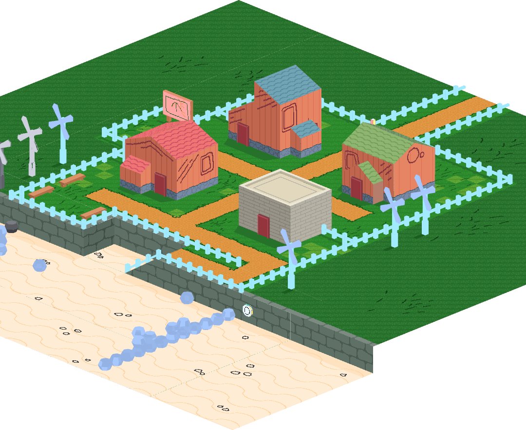 SpeciMonRPG's tweet photo. Town 1 from start to finish full progress. #ScallionRPG

#game #rpg #pixelart #indiegame #monstertaming #Blockbench #monstercatching #turnbased https://t.co/nvL2K7YkIm