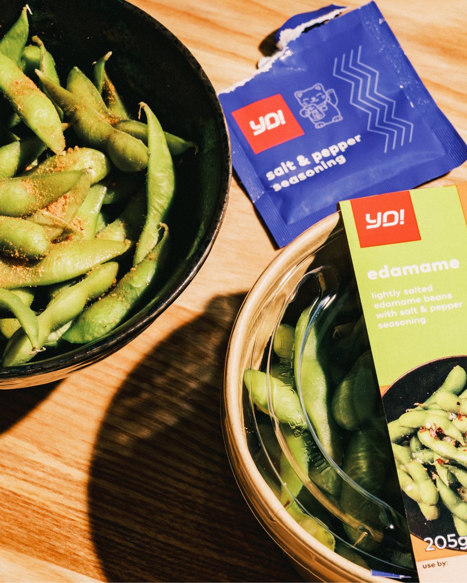 The perfect side or snack. YO! edamame's got your back. Available now in @morrisons