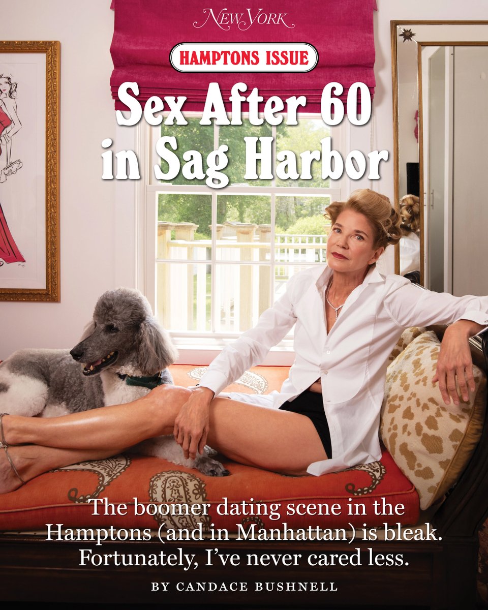 .@candacebushnell, the author of Sex and the City, is single, summering in Sag Harbor, and here to share the vivid reality of dating in her age group. Spoiler: All the men are taking low-dose Viagra, and the women are getting ghosted.