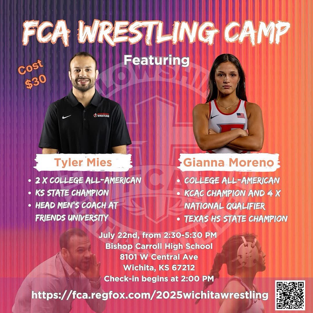 Register today to develop your physical, mental, and spiritual skills. 
fca.regfox.com/2025wichitawre…
