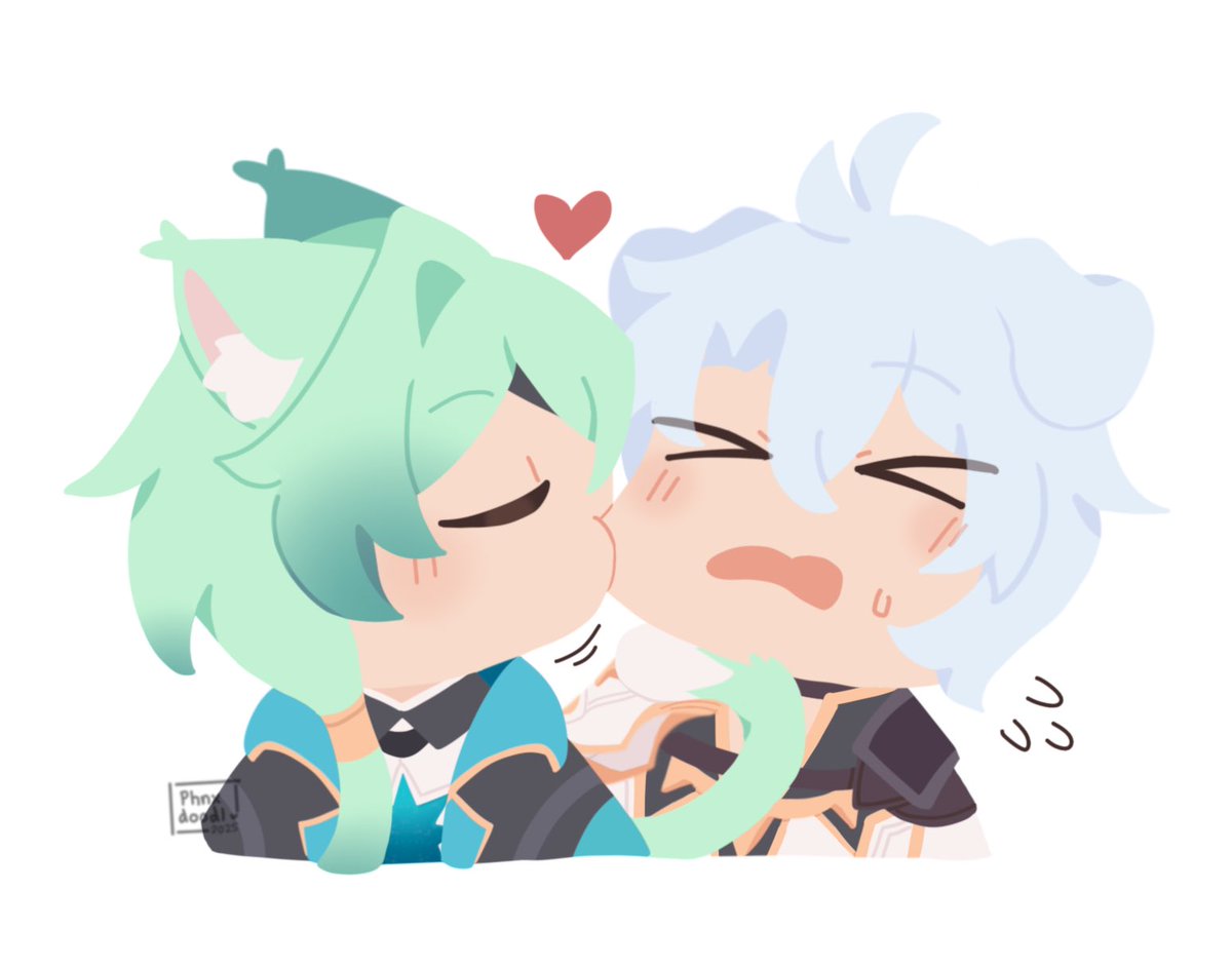 he’s nomming him…
#phainaxa