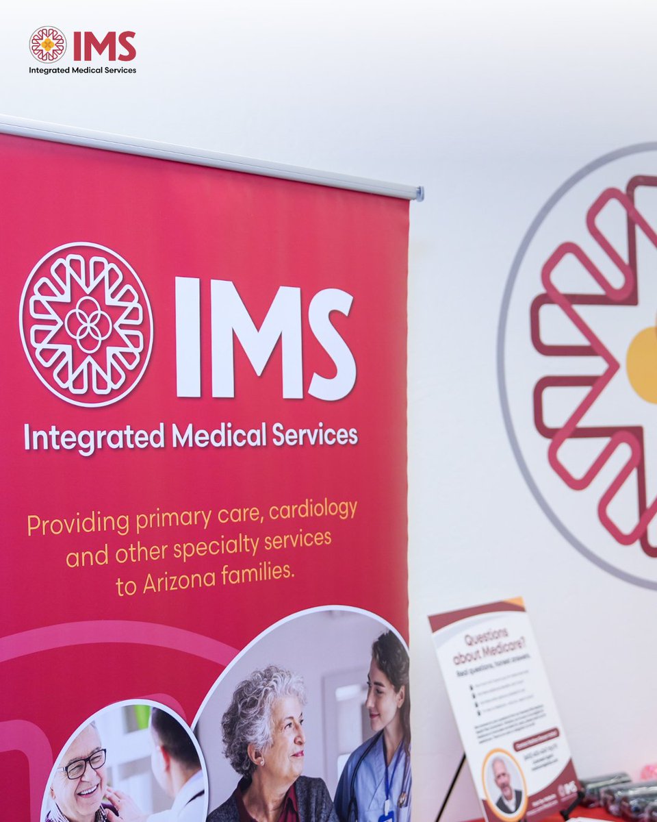IMSArizona's tweet photo. Integrated Medical Services is proud to be Arizona’s leading multispecialty clinic network. With expert providers across primary and specialty care, we deliver personalized, whole-patient healthcare you can trust. Find a location near you and schedule today. https://t.co/ZCyniZq5sk