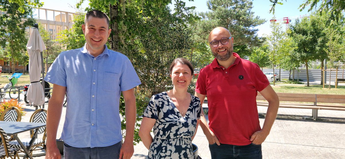 G. Berionni Group (@dr_berionni) on Twitter photo Fantastic day at <a href="/ICMMO_UMR8182/">ICMMO</a>, with <a href="/boddaert_thomas/">Thomas Boddaert</a>, <a href="/AuredelaTorre/">Aurélien de la Torre</a>, <a href="/CBourUPSaclay/">Christophe Bour</a> in an amazing new campus. Started chemistry studies here 20 years ago at <a href="/IUT_Orsay/">IUT d'Orsay</a>! Unexpected meeting with <a href="/samilakhdar1/">Sami Lakhdar</a> and <a href="/LucileDalion/">Lucile Anthore-Dalion</a>, former Mayr / Knochel <a href="/LMU_Muenchen/">Universität München</a> alumni. Fantastic day at <a href="/ICMMO_UMR8182/">ICMMO</a>, with <a href="/boddaert_thomas/">Thomas Boddaert</a>, <a href="/AuredelaTorre/">Aurélien de la Torre</a>, <a href="/CBourUPSaclay/">Christophe Bour</a> in an amazing new campus. Started chemistry studies here 20 years ago at <a href="/IUT_Orsay/">IUT d'Orsay</a>! Unexpected meeting with <a href="/samilakhdar1/">Sami Lakhdar</a> and <a href="/LucileDalion/">Lucile Anthore-Dalion</a>, former Mayr / Knochel <a href="/LMU_Muenchen/">Universität München</a> alumni.