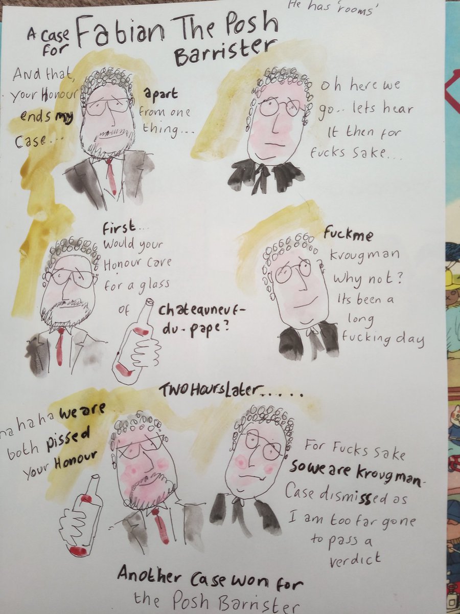 Another case from court No2 this time it's <a href="/fkrougman/">Fabian Krougman🎗️</a> The Posh Barrister!