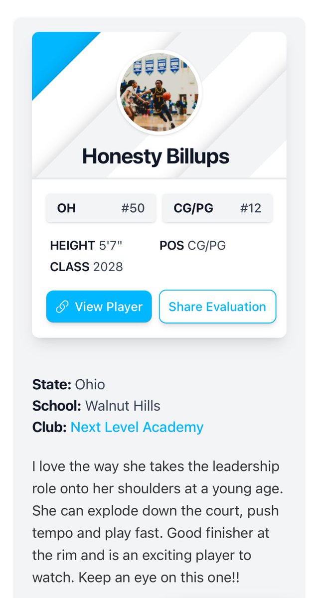 Thank you Mr. <a href="/JDabbs86/">Jim Dabbelt</a> for the <a href="/PGH_Ohio/">Prep Girls Hoops Ohio</a> write up. Still striving to be a better player and leader each day. <a href="/walnutathletics/">Walnut Hills Eagles</a> <a href="/CoachErinIs/">Erin Is</a> <a href="/Coachlazar/">Adam Lazar</a> <a href="/iamcpsathletics/">IAMCPSATHLETICS</a> <a href="/angie_saiter/">Angie Saiter</a> <a href="/PGHAkeem/">Akeem Webb</a> @Clutch_HoopHers <a href="/riseupsports1/">Rise Up Sports Media</a> <a href="/JrAllStarOH/">Ohio Jr. All-Star GBB</a> <a href="/onimpact3/">On Impact Recruiting Services LLC</a> <a href="/UndiscoveredWBB/">Undiscovered Hoops Women's 🏀</a>