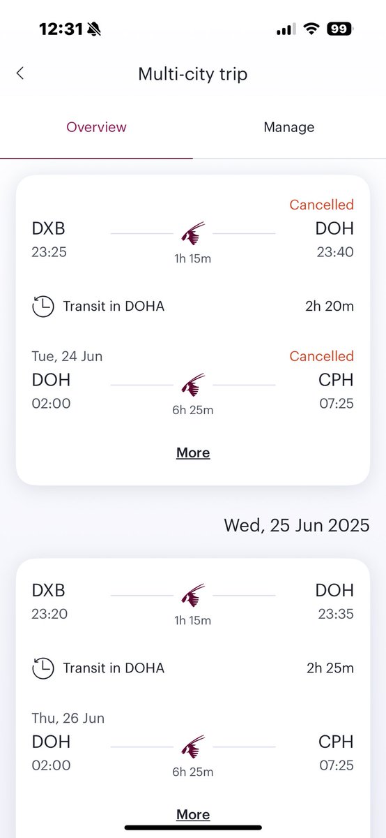 thieenle's tweet photo. @qatarairways what are you actually doing!!! Not only can I not reach you anywhere since 4am but then I see you’ve put me on a flight for Wednesday which was confirmed but now it’s removed again!? 

THIS IS UNACCEPTABLE. #QatarAirways https://t.co/9y1vTeSKUr