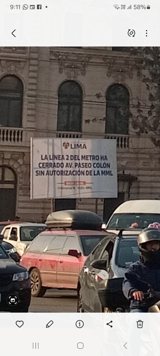 Cartel de la <a href="/MuniLima/">Municipalidad de Lima</a> en el Paseo de la República, atenta contra el ornato, es inactual y pone en peligro a los peatones por lo endeble de su estructura. La autoridad edil podría de inmediato disponer su retiro.