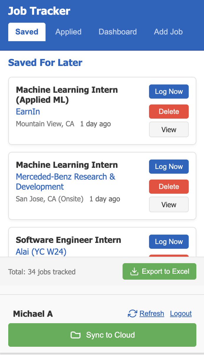 ApplyDock's tweet image. 💻📱 Apply on desktop, check status on mobile, update notes on tablet.

ApplyDock syncs across ALL your devices in real-time. Your job search data follows you everywhere, always up-to-date.

#CloudSync #JobTracker