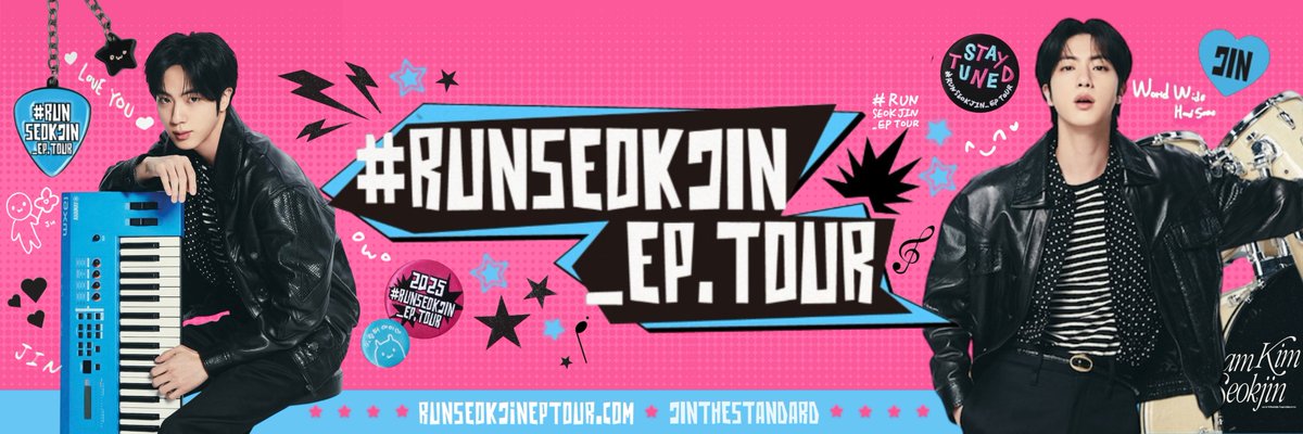 jinthestandard's tweet image. Run Seokjin EP Tour Headers .ᐟ ★ ˙ᵕ˙
Feel free to use for his upcoming world tour.
3 DAYS TO JIN TOUR
#RUNSEOKJIN_epTOUR
#Jin_TOUR #방탄소년단진 #진