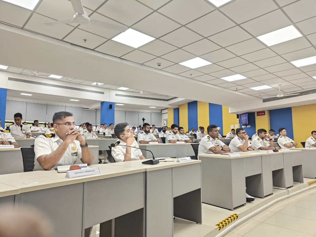 📍 Naval War College | 24 June 2025

NHQ/DCP conducted an engaging and insightful session on Human Resource Management of Naval Civilians for officers undergoing the #NSTMC at the Naval War College, Goa.

The session highlighted the pivotal role of Naval Civilians in supporting