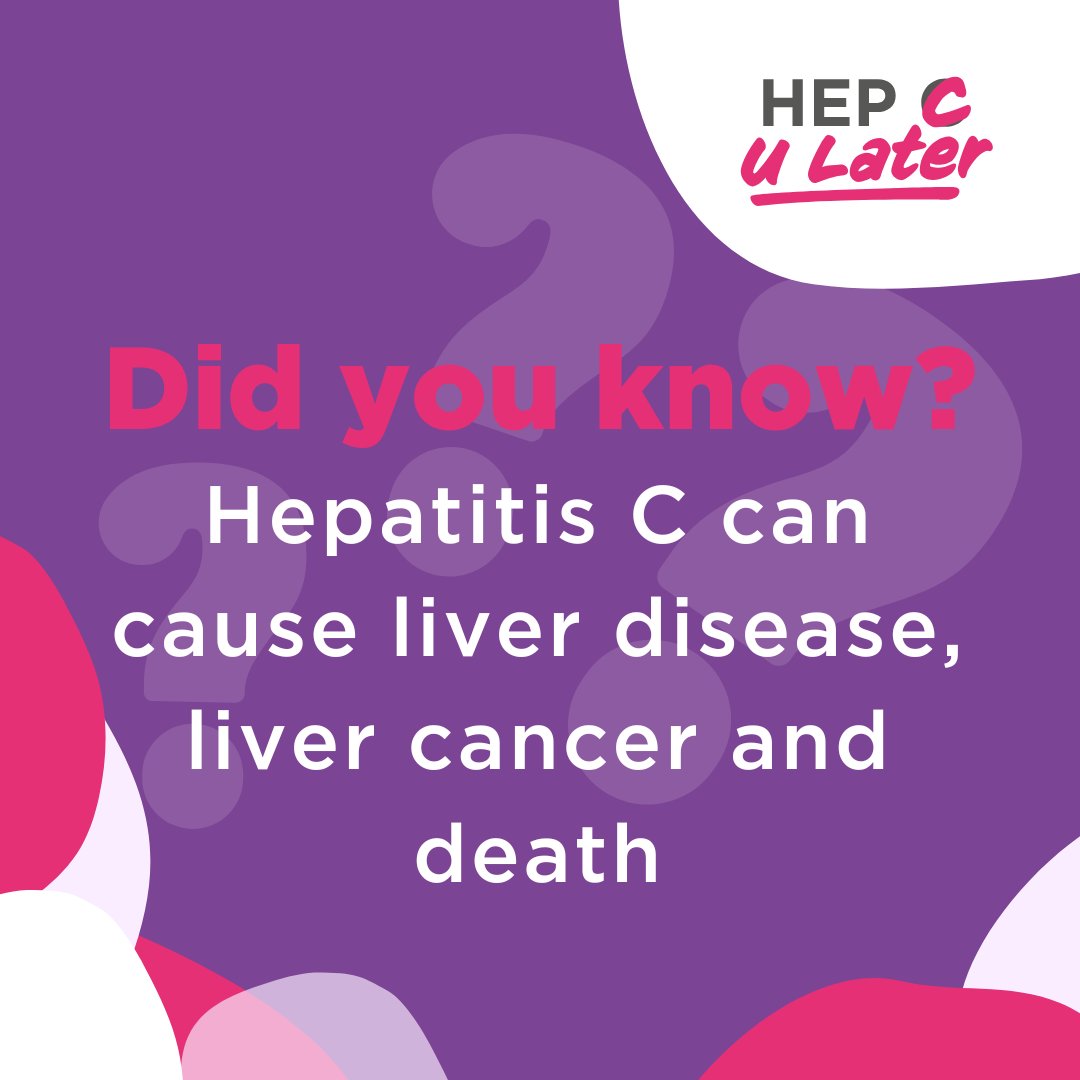 Hep C U Later (@hepc_u_later) on Twitter photo Did you know? In the UK, around 3,600 people are diagnosed with Hepatocellular Carcinoma (HCC, a form of liver cancer: orlo.uk/DiONS) each year. Untreated viral hepatitis can cause HCC – order a #HepC test: orlo.uk/ZfSm6
#HepCULater #WeAreNHS <a href="/NHS_APA/">NHS Addictions Provider Alliance</a> Did you know? In the UK, around 3,600 people are diagnosed with Hepatocellular Carcinoma (HCC, a form of liver cancer: orlo.uk/DiONS) each year. Untreated viral hepatitis can cause HCC – order a #HepC test: orlo.uk/ZfSm6
#HepCULater #WeAreNHS <a href="/NHS_APA/">NHS Addictions Provider Alliance</a>