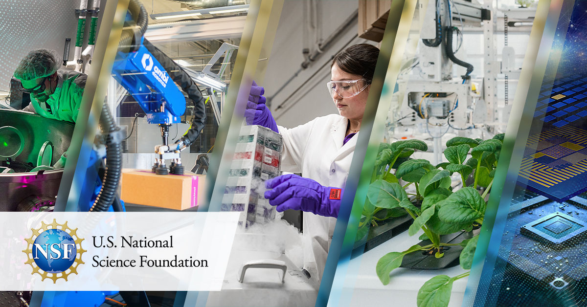NSF's tweet image. Today, NSF announced a $25.5 million investment to support fundamental research and workforce development aimed at enabling future generations of U.S. manufacturing through the NSF Future Manufacturing program.
Learn more: bit.ly/4ed8cri