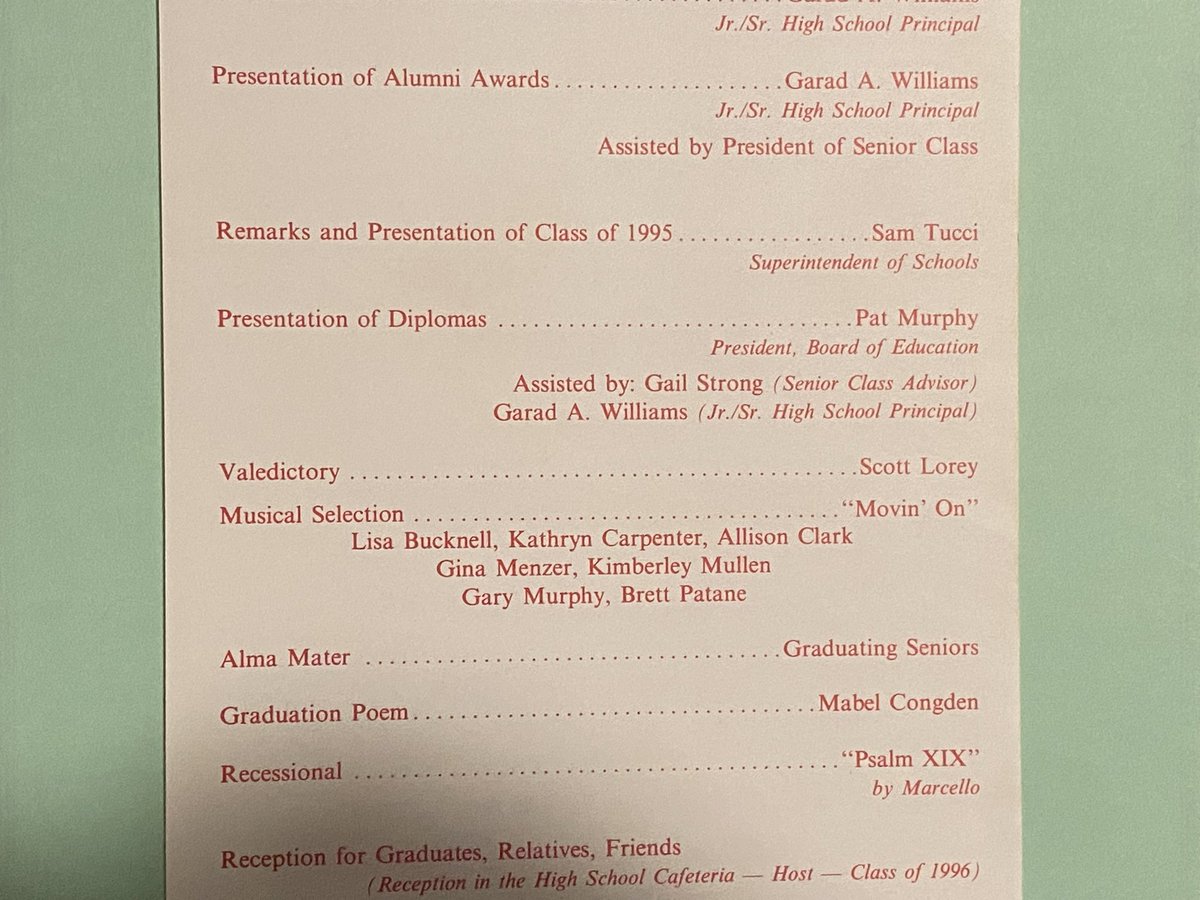 SMLorey's tweet photo. 30 years ago today, I gave a little speech at my high school graduation. https://t.co/GhYbcRd56T
